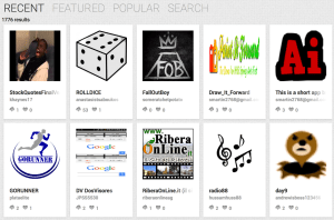 Click on any app to open it and see its blocks